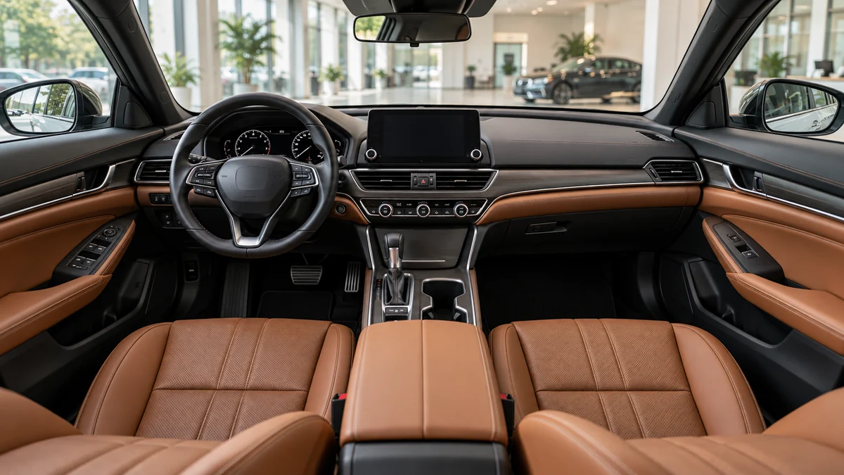 Phối cảnh bọc ghế Honda Accord
