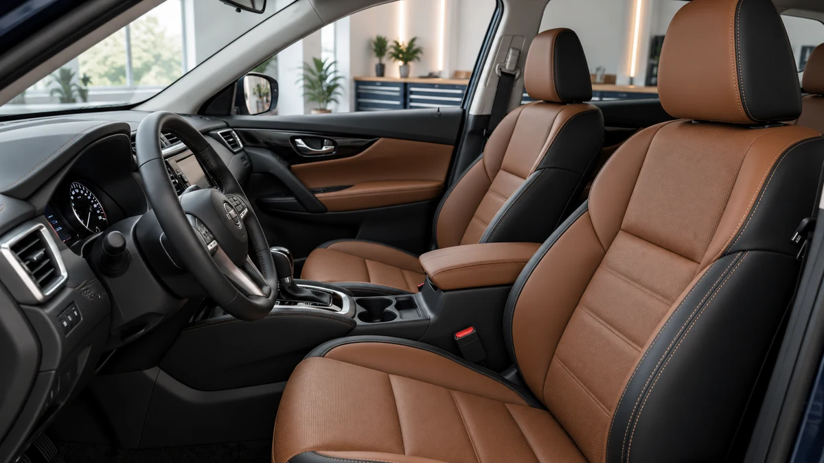 Minh họa phương án bọc ghế Nissan X-Trail