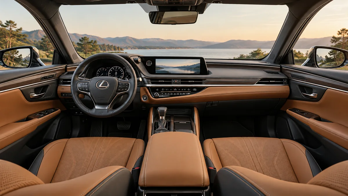 Phối cảnh thiết kế nội thất Lexus