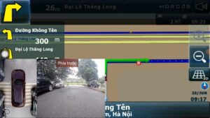 MÀN HÌNH Ô TÔ MORCAR TÍCH HỢP TÍNH NĂNG VỪA CHỈ ĐƯỜNG VỪA QUAN SÁT 360