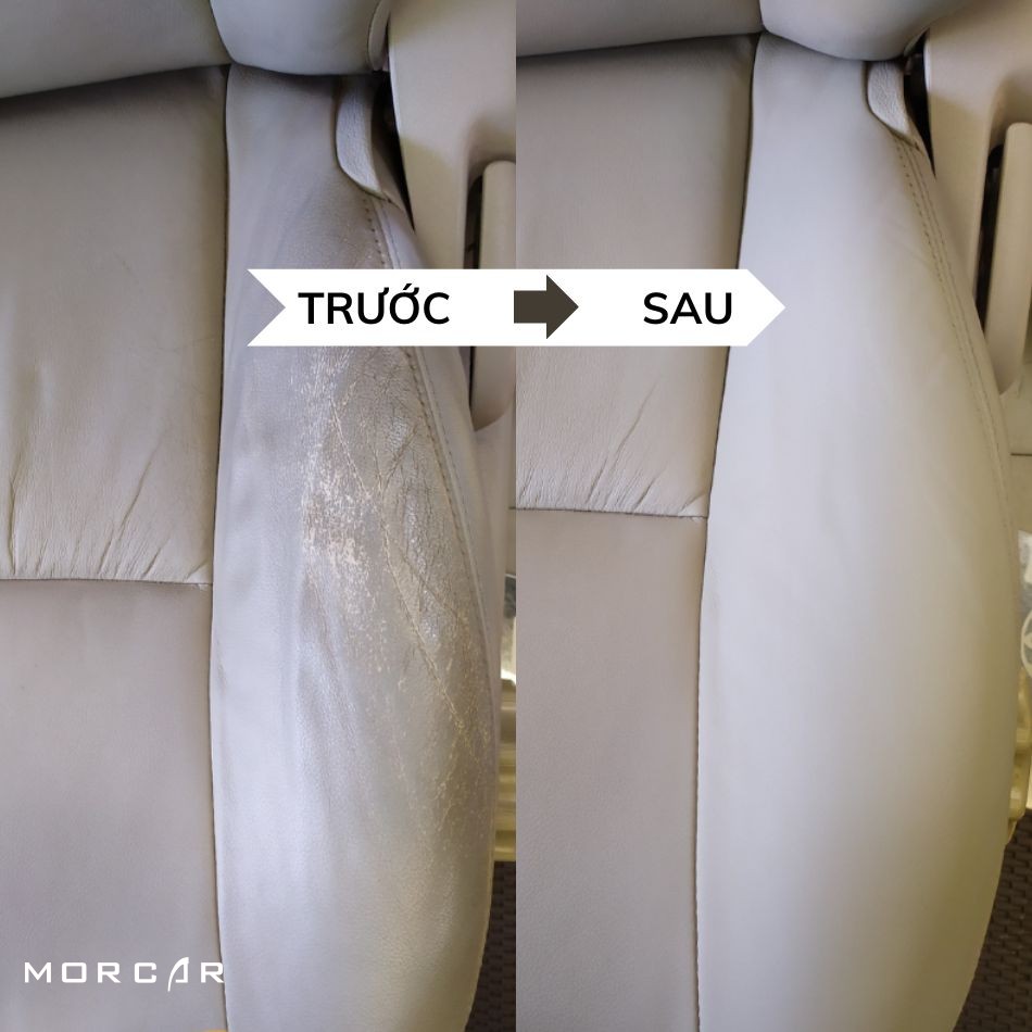 PHỤC HỒI GHẾ DA Ô TÔ BỊ NỨT NẺ, SỜN RÁC, BẠCH MÀU