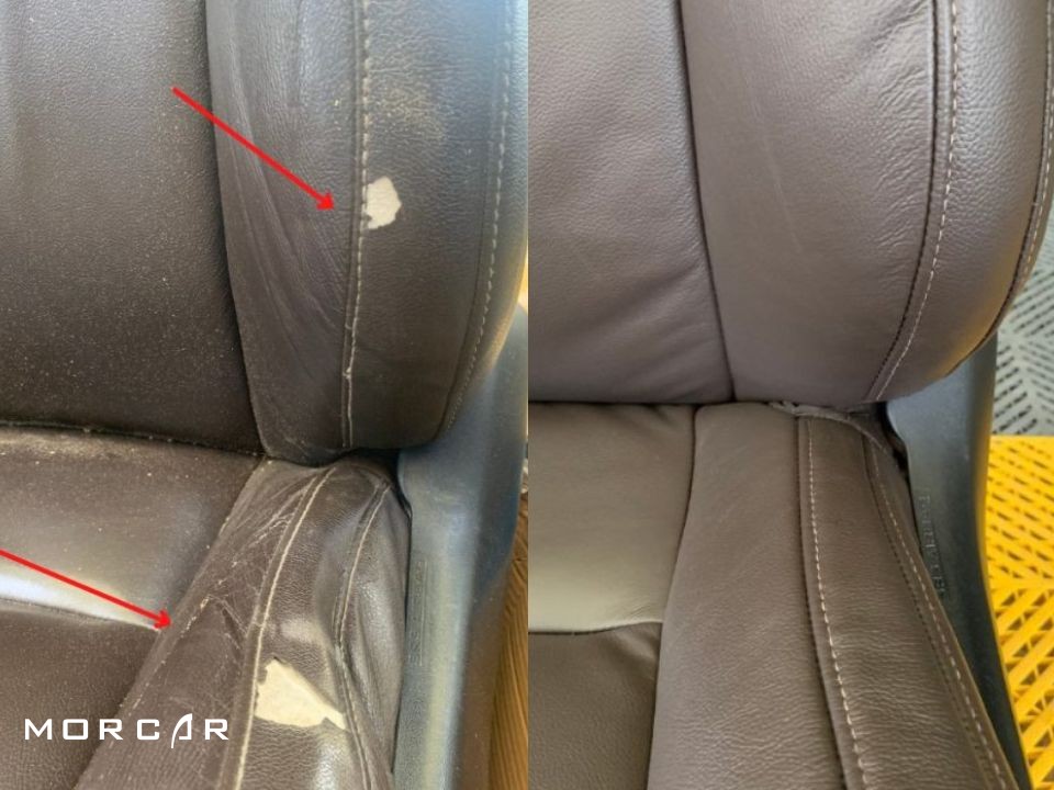 PHỤC HỒI GHẾ DA Ô TÔ NỨT, RÁCH, TRÓC