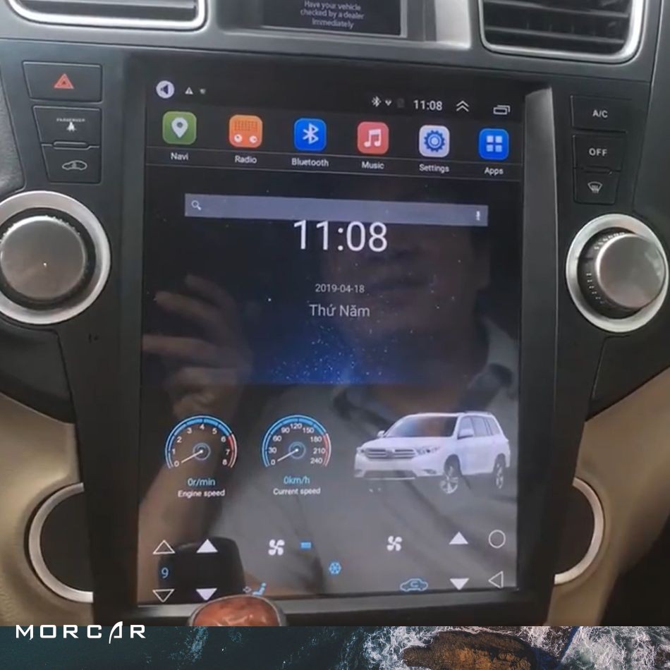 MÀN HÌNH ANDROID TESLA TOYOTA HIGHLANDER