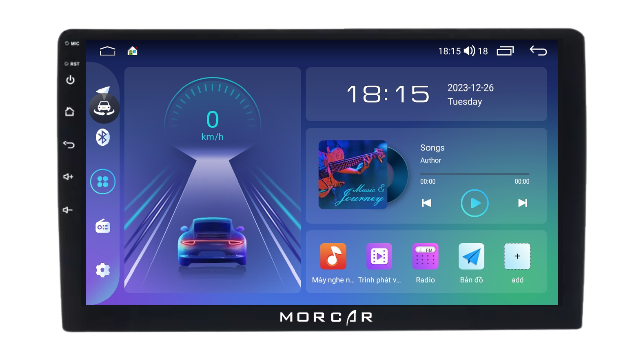 Giao diện màn hình android Morcar D904 và D906