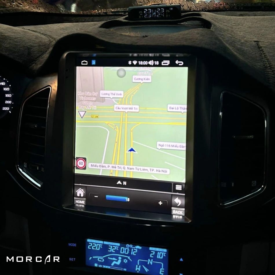 Man hinh android Tesla Captiva 2015
