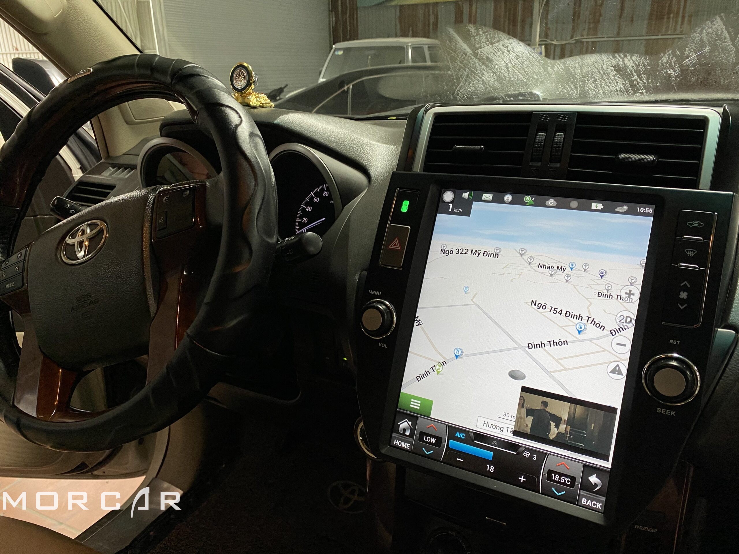 MÀN HÌNH TESLA TOYOTA PRADO 2010, 2011, 2012, 2013