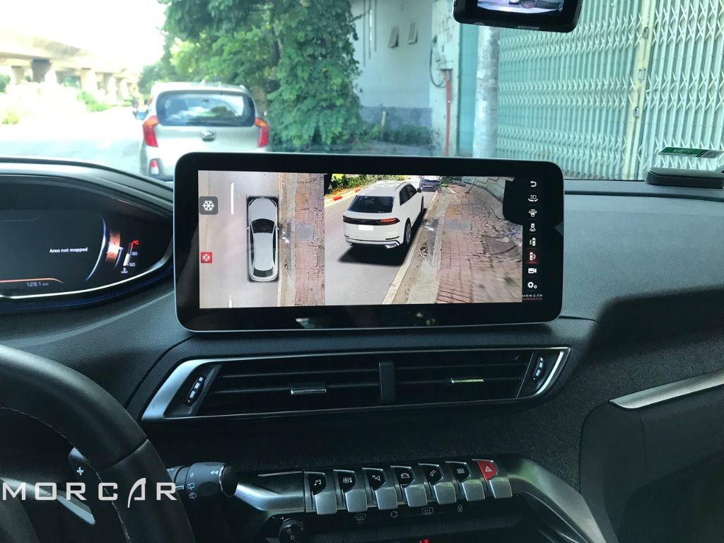 Màn hình android Peugeot 3008, 4008, 5008 - Quan sát toàn cảnh 360
