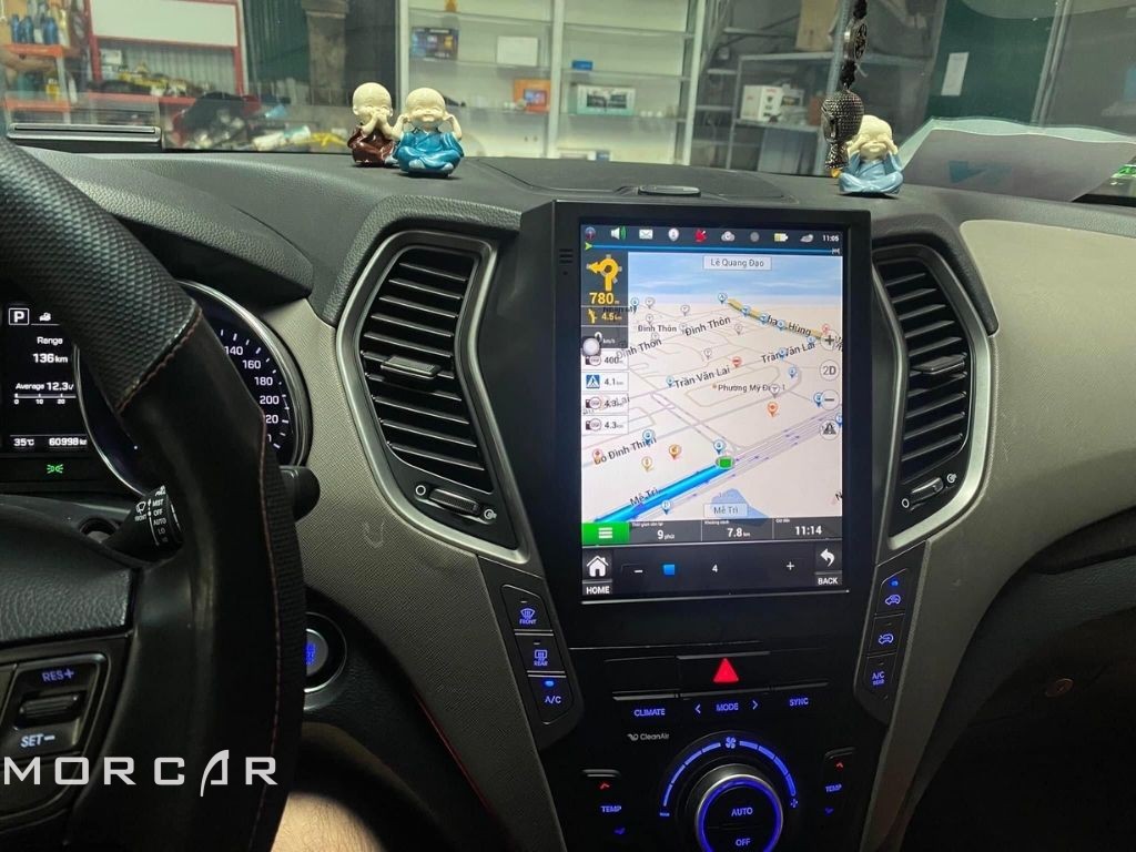 Màn hình Tesla SantaFe 2013-2017