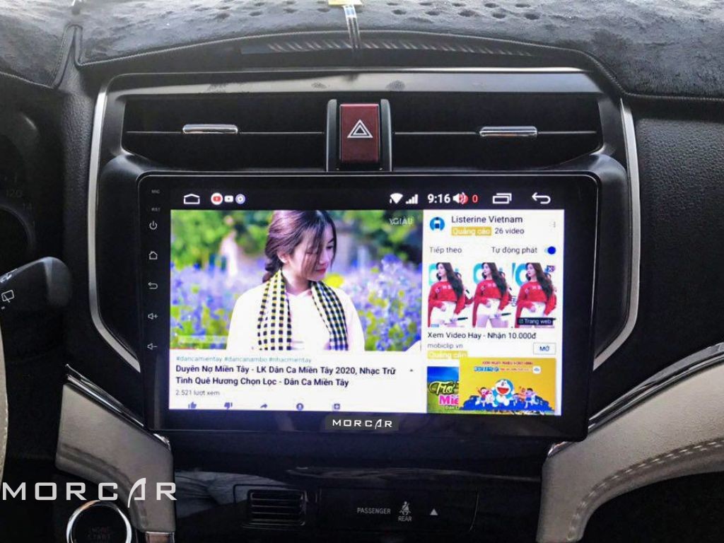 Màn hình android 9 in cho xe Toyota Rush Morcar M9863