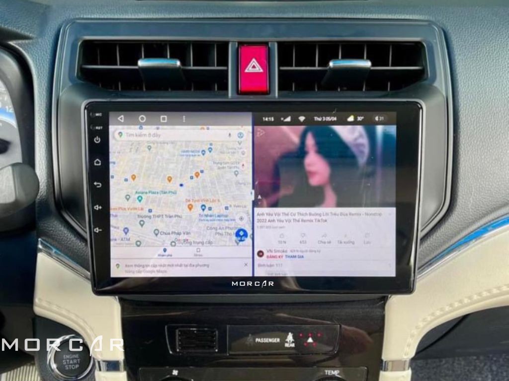 Màn hình android 9 in cho xe Toyota Rush Morcar M9863