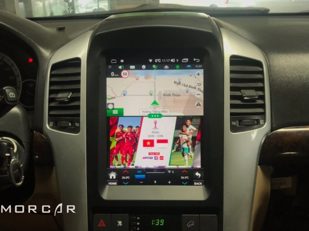 Màn hình tesla Chevrolet Captiva - Morcar TS11