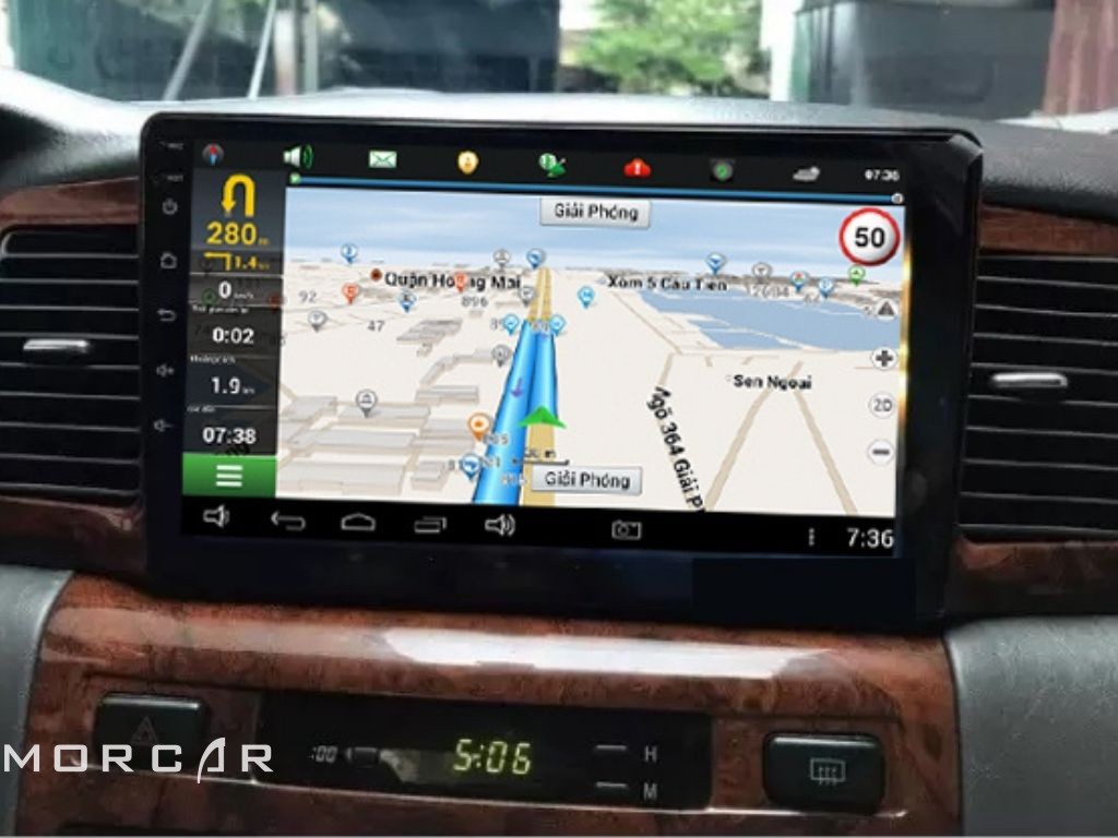 Màn hình android ô tô Altis