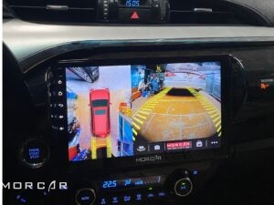 Màn hình android cho xe Hilux Morcar M7862S liền camera 360
