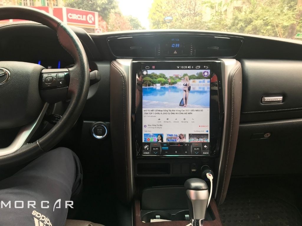 Màn hình android Tesla cho xe Toyota Fortuner - Morcar TS11 Pro
