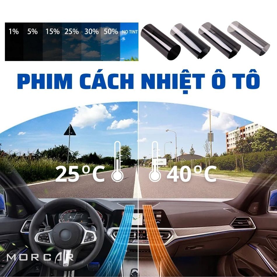 Dán Phim cách nhiệt cho Ô tô - Xe hơi tại hệ thống Morcar