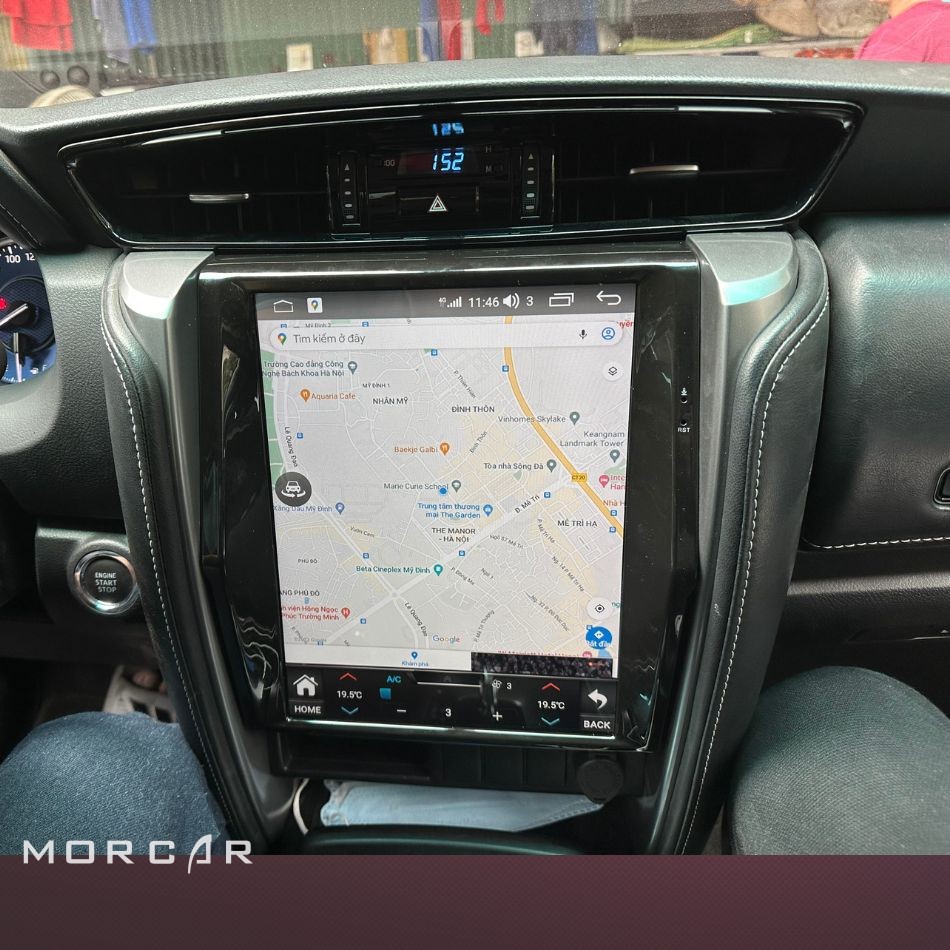 Màn hình android Tesla Fortuner 2017-2023 Morcar TS11 12.1 inch
