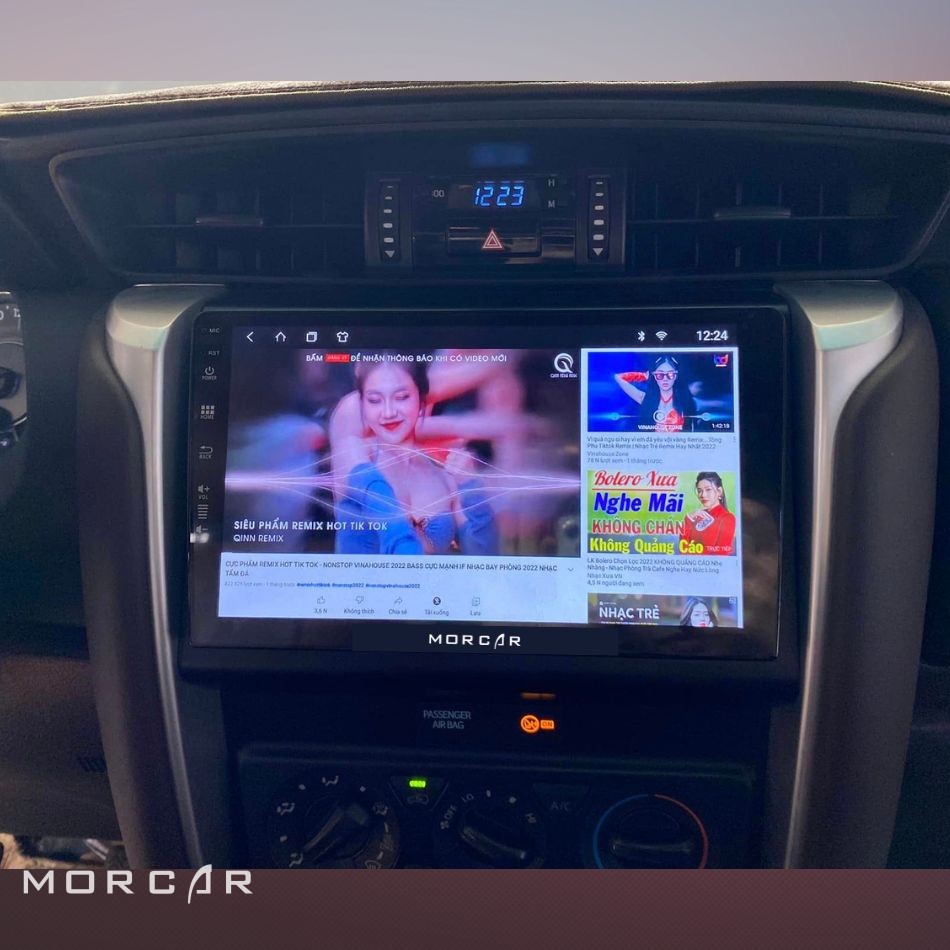 Màn hình android 9 inch Toyota Fortuner 2017-2023 Morcar M7862