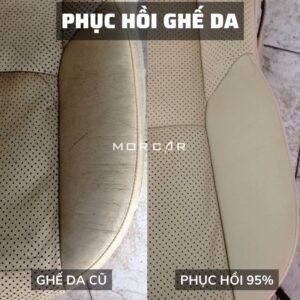 PHỤC HỒI GHẾ DA Ô TÔ 4 CHỖ TẠI MORCAR VIỆT NAM