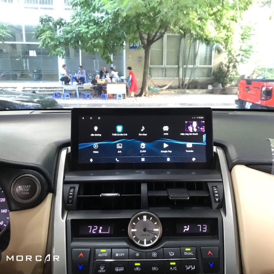 MÀN HÌNH ANDROID LEXUS NX200T 10.25 INCH GIAO DIỆN ĐẸP