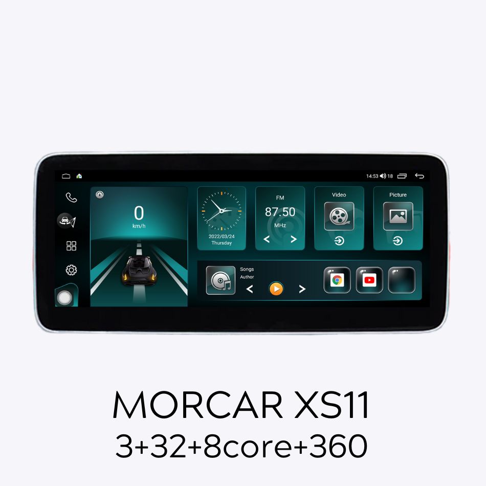 MÀN HÌNH Ô TÔ MORCAR XS11 12.3 INCH LIỀN CAMERA 360
