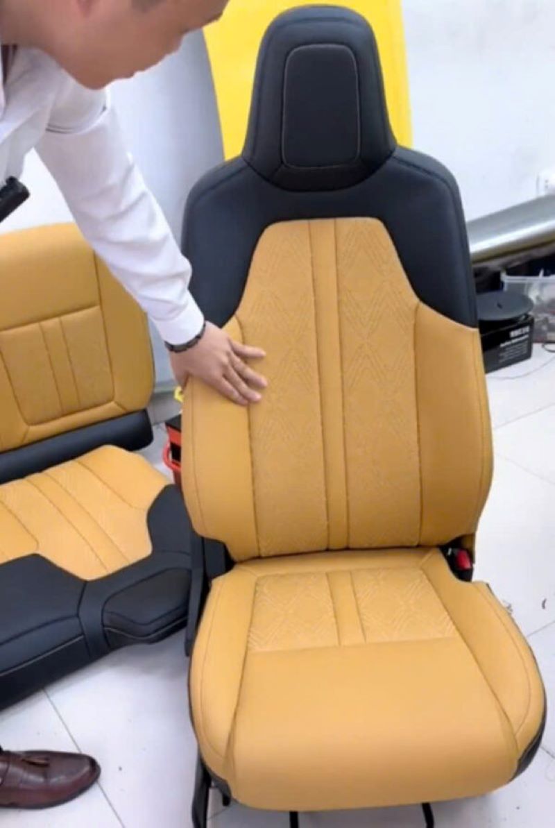 chi phí bọc ghế da VF3