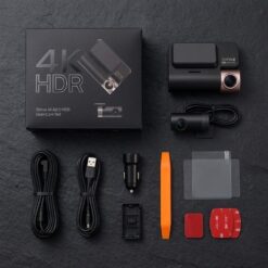 Trọn bộ phụ kiện camera hành trình 70mai A810 4K HDR trước và sau full box chính hãng